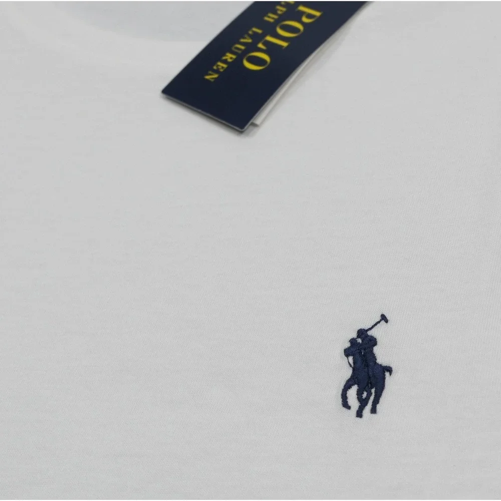 NEW Polo Ralph Lauren Mens XL Custom Slim Fit White T-Shirt Pony Logo NWT